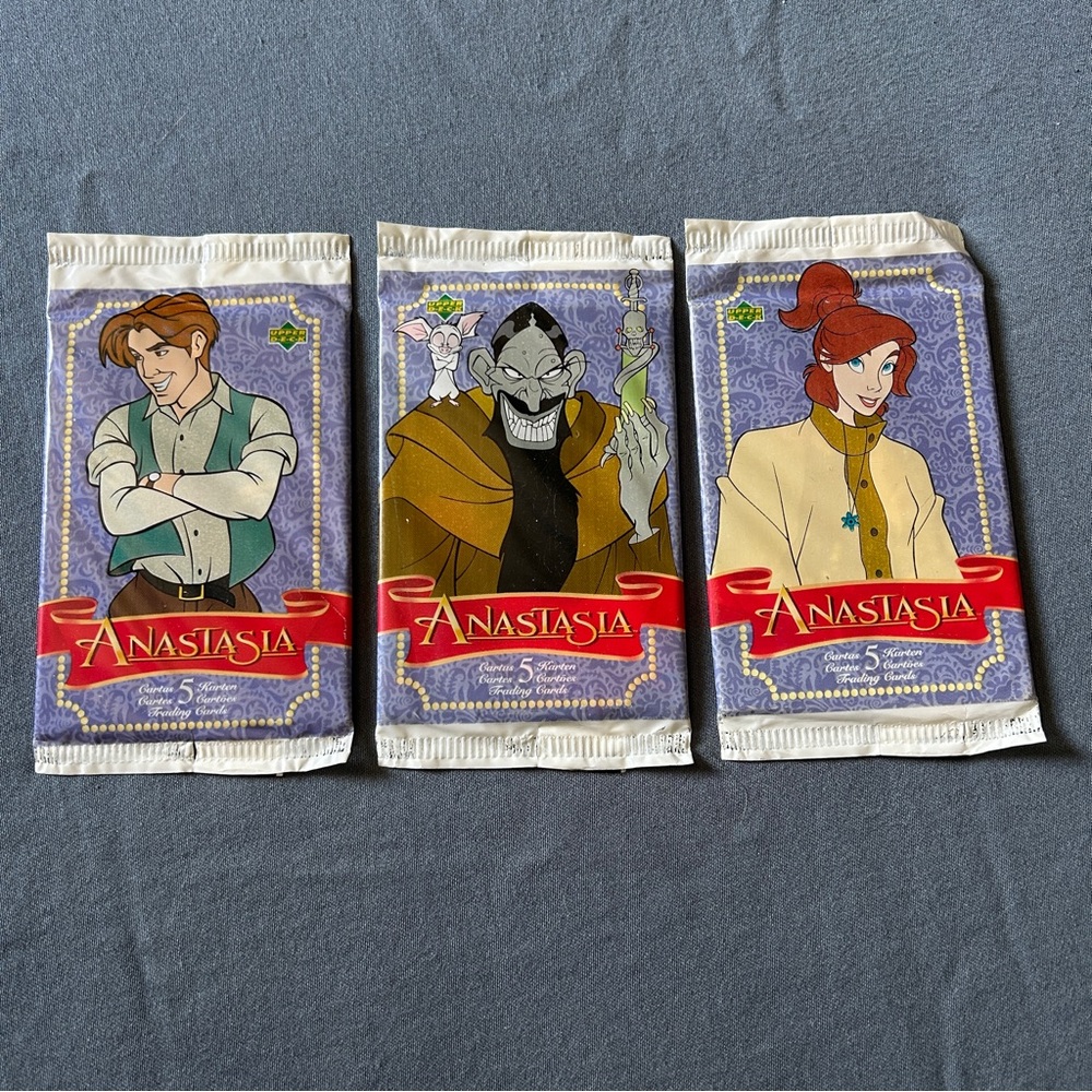 Anastasia Trading Card Packs Vintage 1998 SEALED